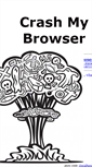 Mobile Screenshot of crashmybrowser.com